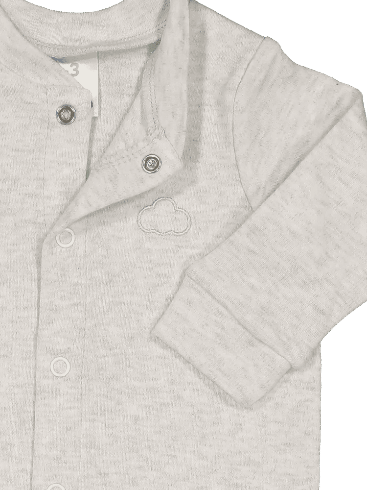 Soft Grey Babygrow (2)