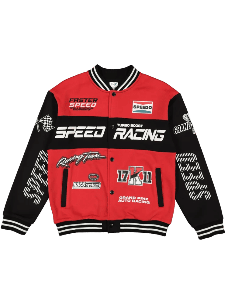 Red Racing Bomber Jacket