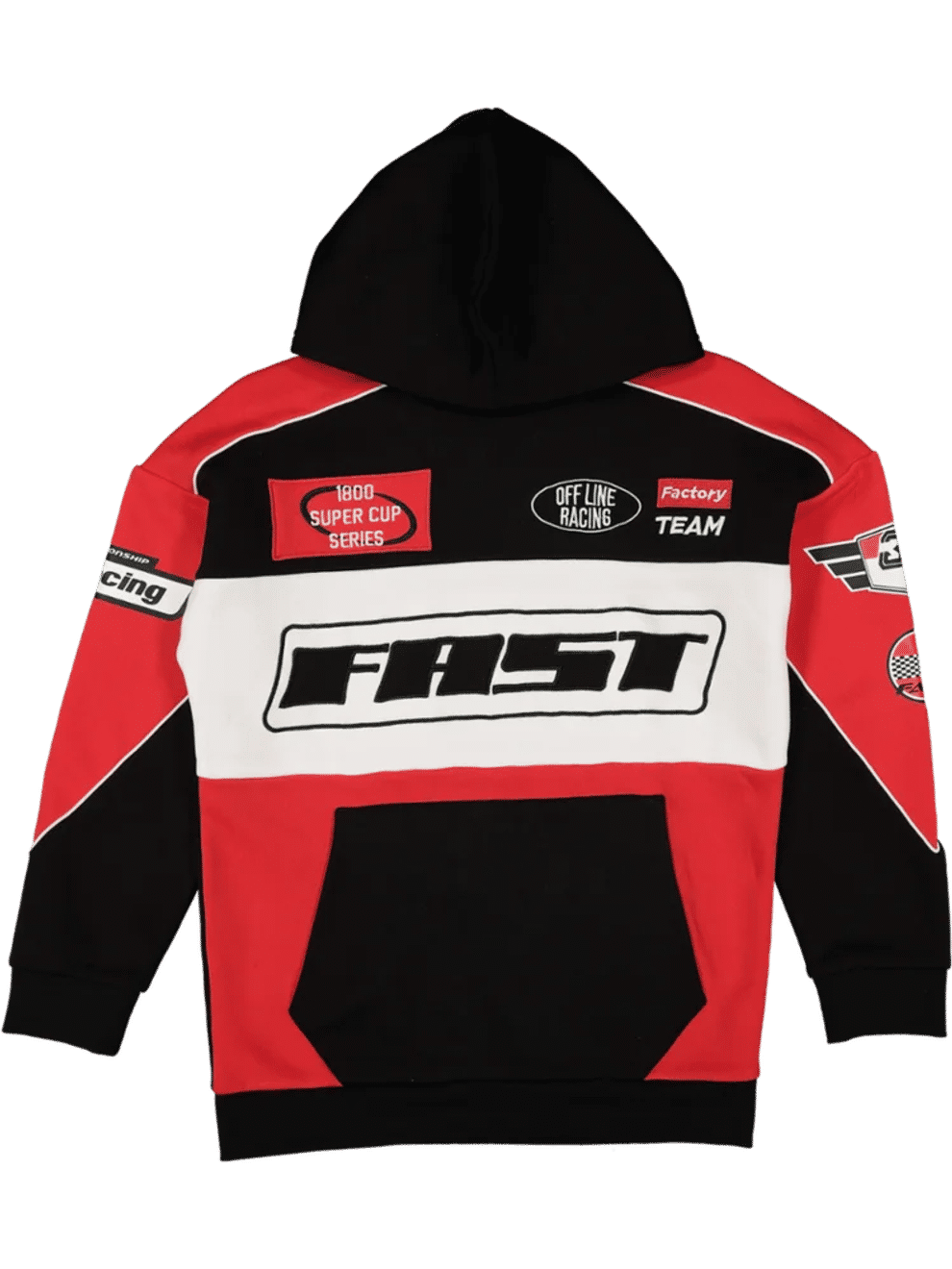 Red Panel Racing Hoodie