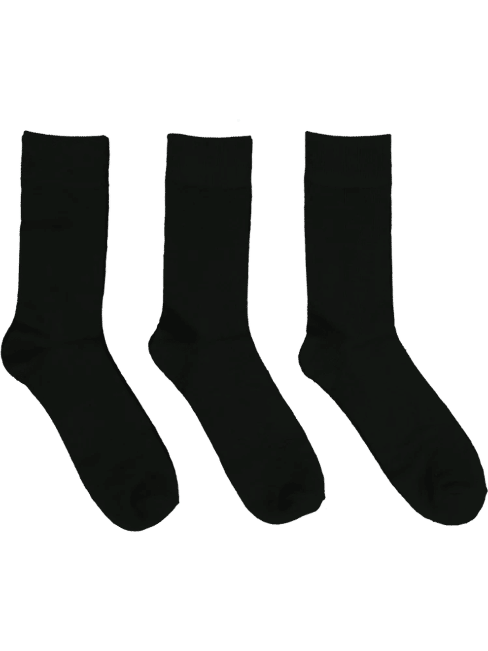 Three Pack Black Everyday Socks (1)