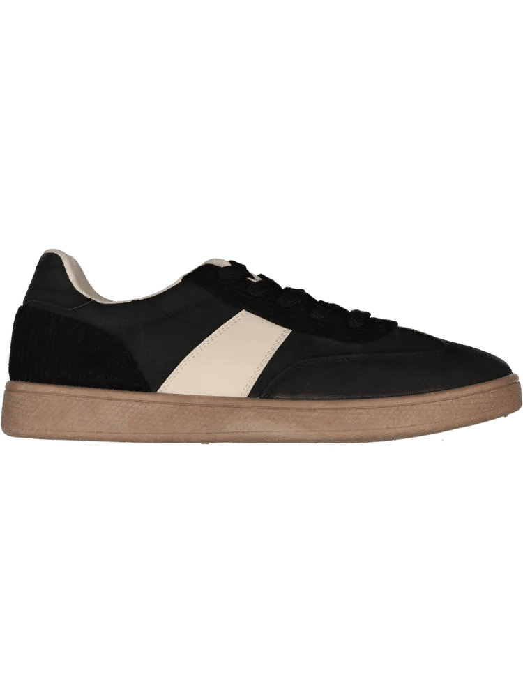 Black And White Low-Top Trainers