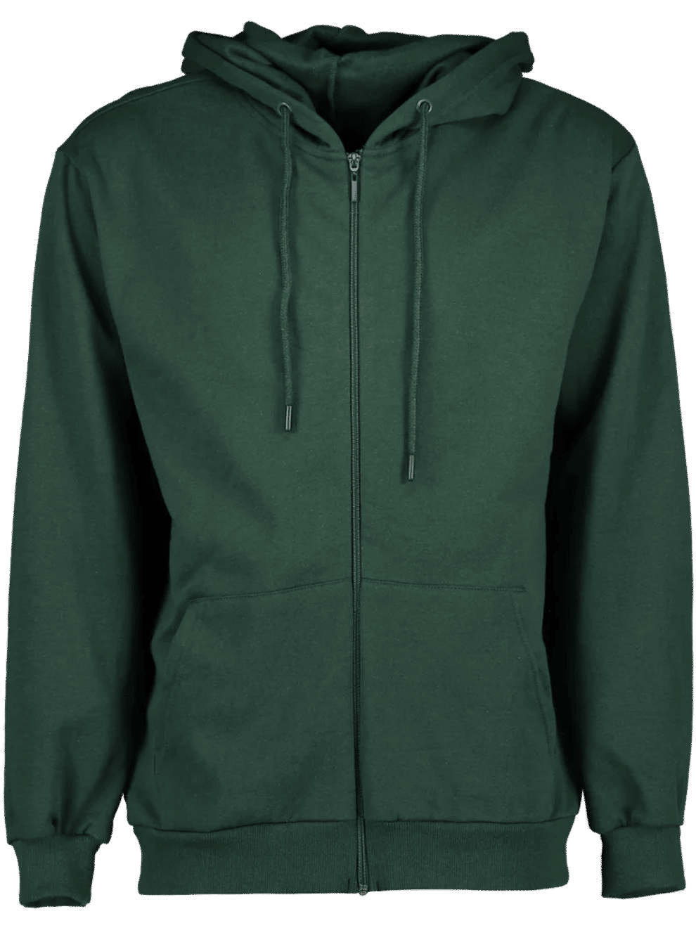 Green Zip Up Hoodie
