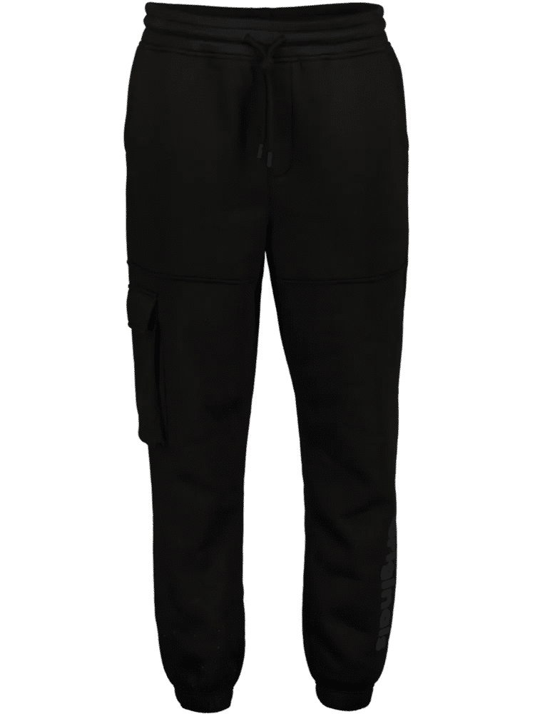 Black Cargo Joggers