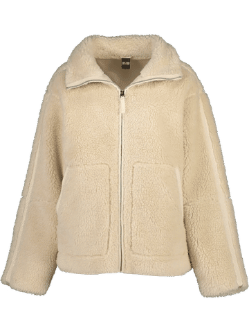 Zip Through Teddy Jacket