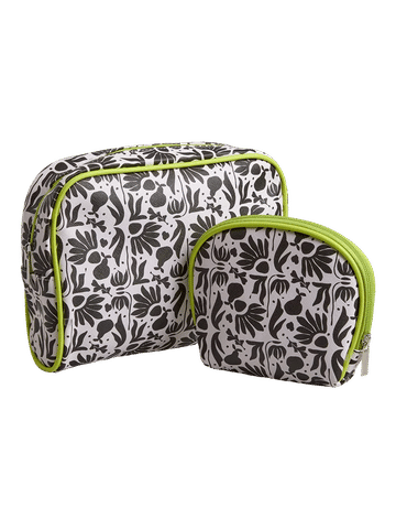 Floral Print Cosmetic Bag