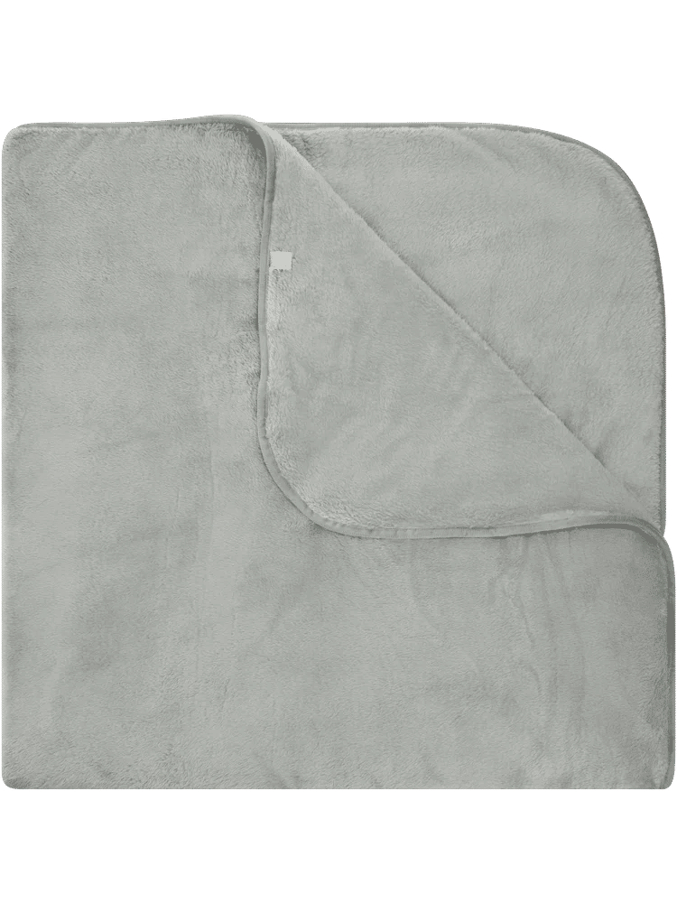 Medium Weight Plain Velvet Plush Blanket Double