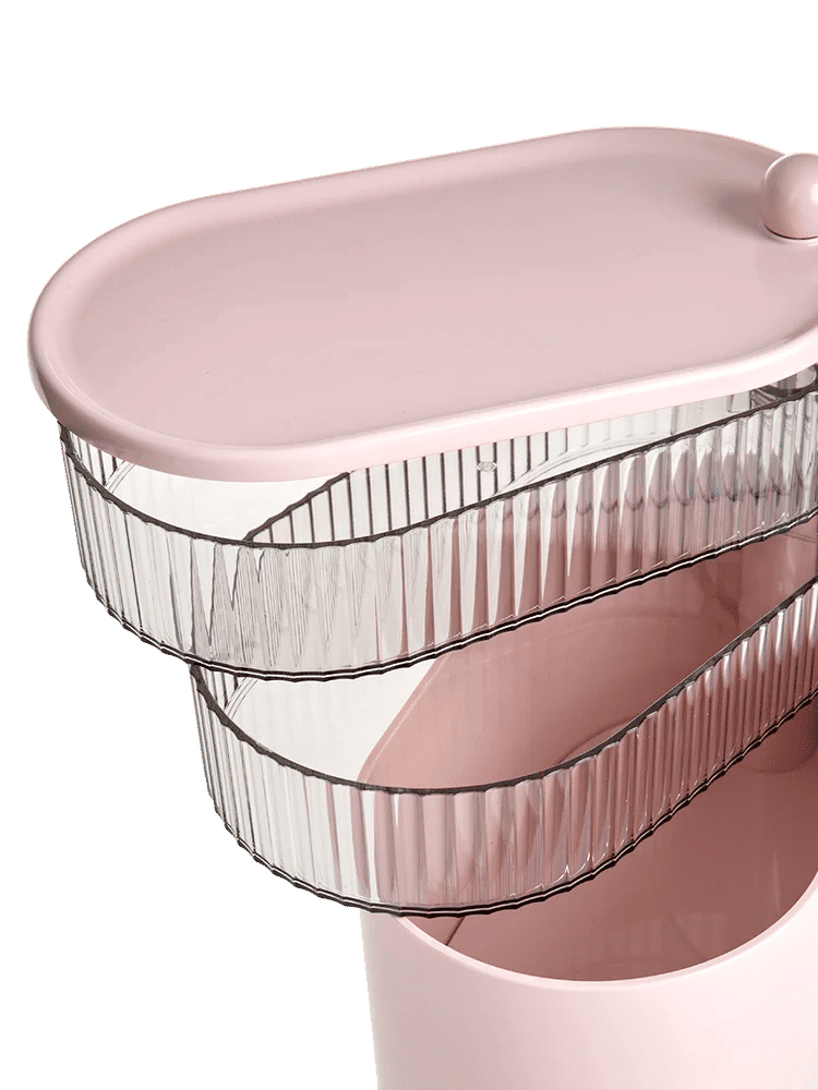 Rotating Drawer Organiser Pink (3)