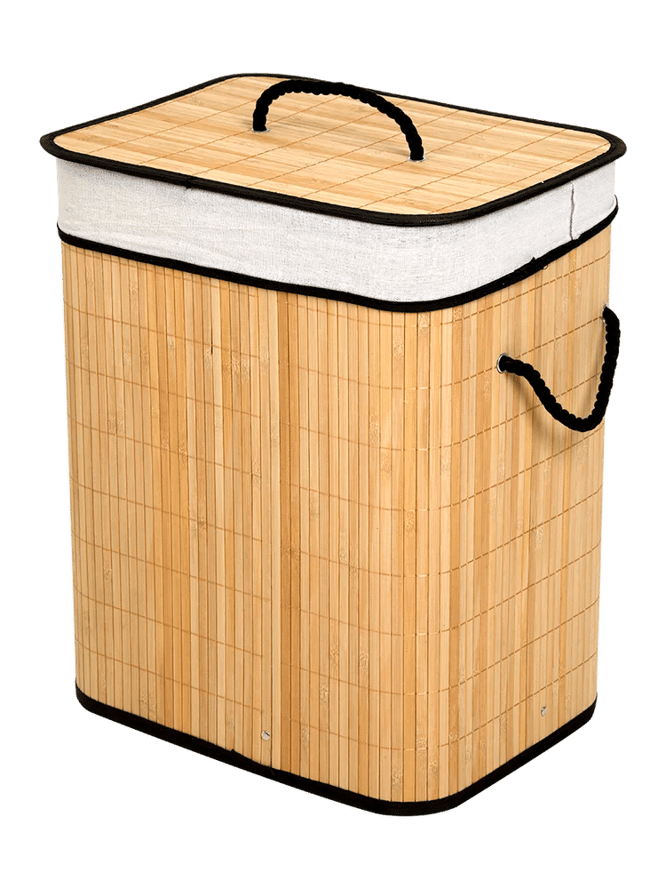 Natural Bamboo Laundry Hamper (1)