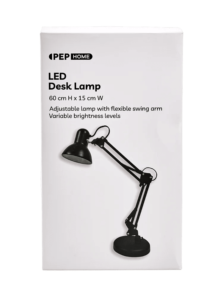 Adjustable Black Metal Desk Lamp (1)