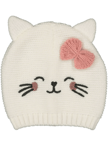 White Knitted Ear Hat