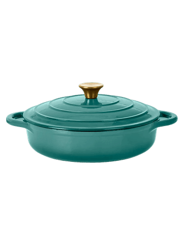 Seafoam Enamelled Cast Iron Casserole 28cm