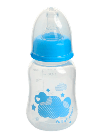 Blue 125ml Printed Baby Bottle