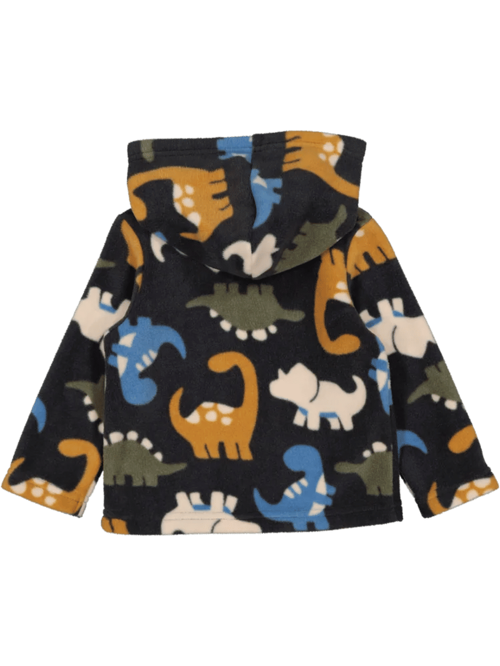 Navy Dino Print Hooded Track Top (1)