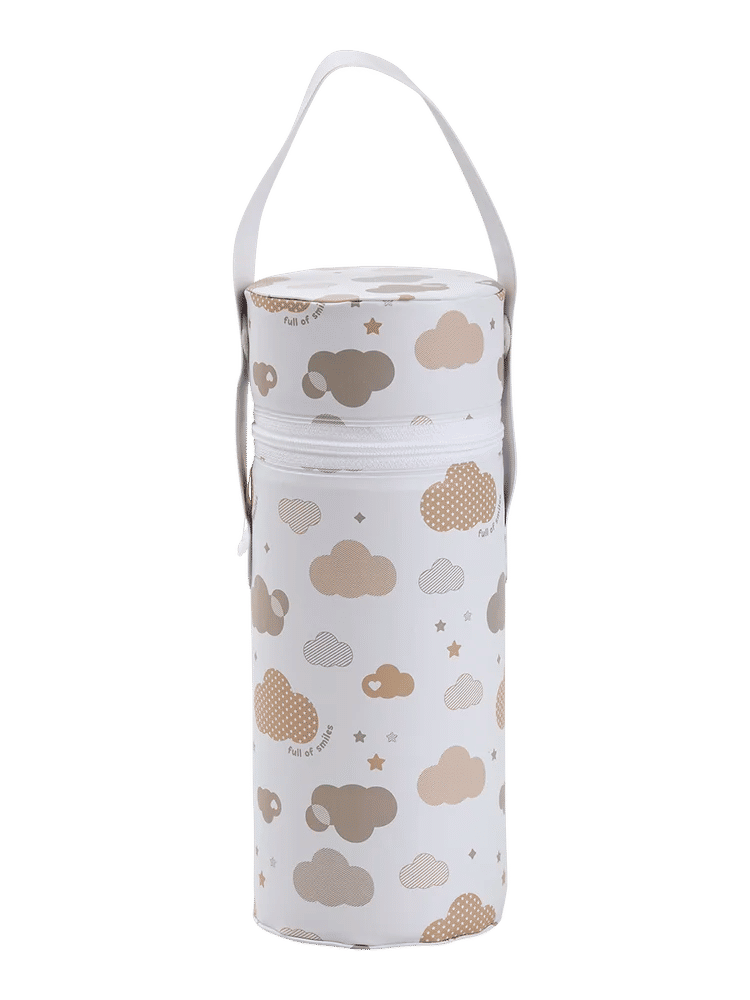 Cloud Print Babies Thermal Bottle Bag
