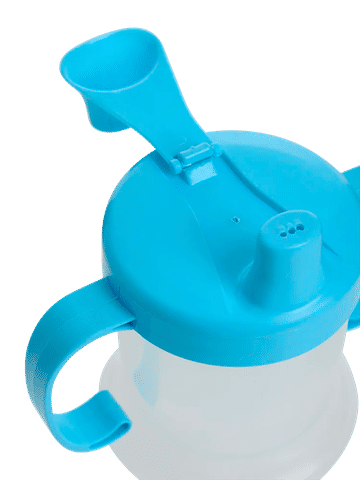 Blue Two Handle Soft Spout Cup