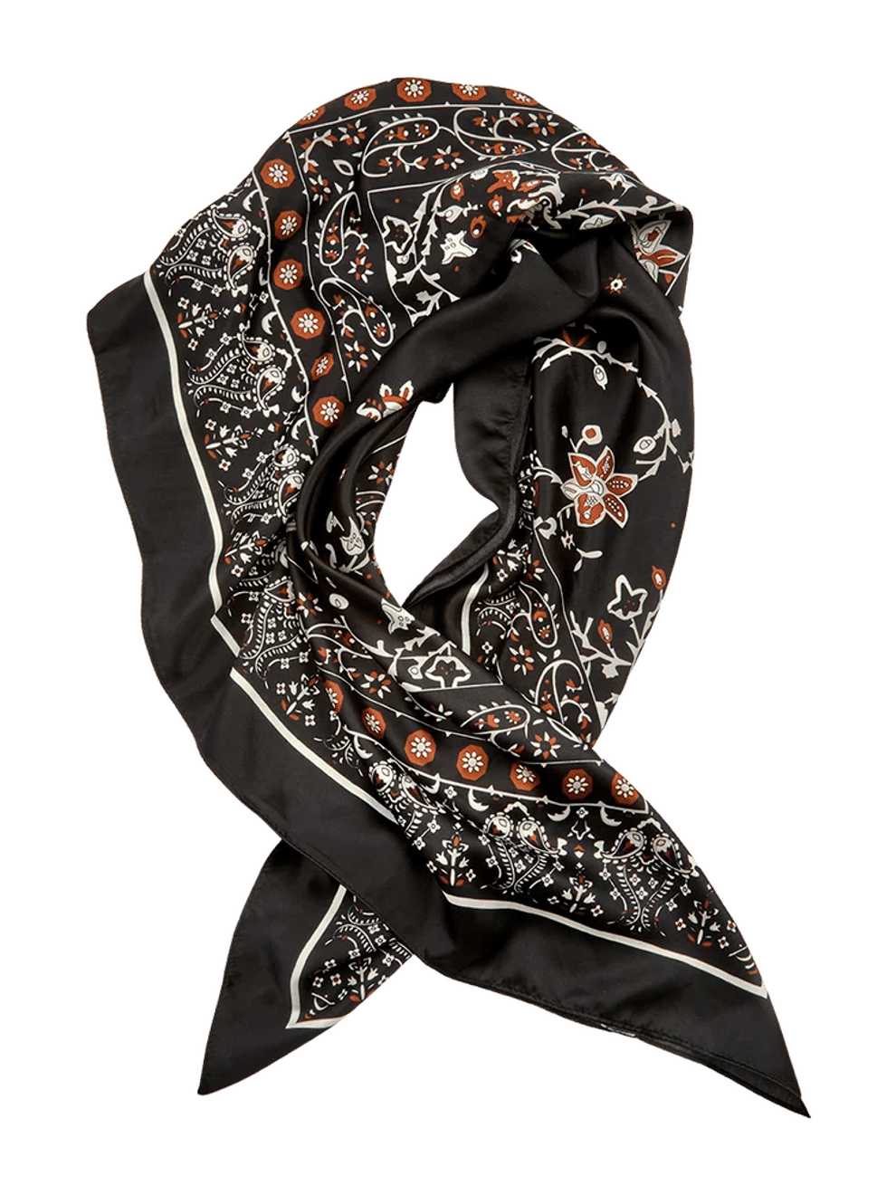 Floral Print Lightweight Scarf