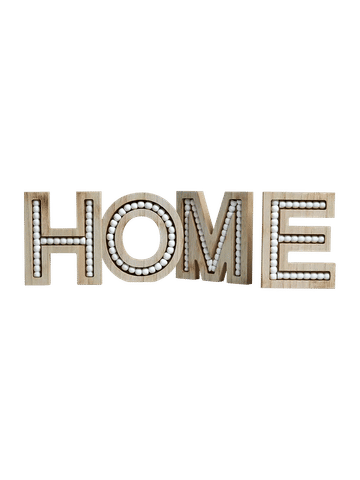 Wooden Home Letter Ornament