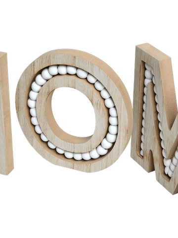 Wooden Home Letter Ornament