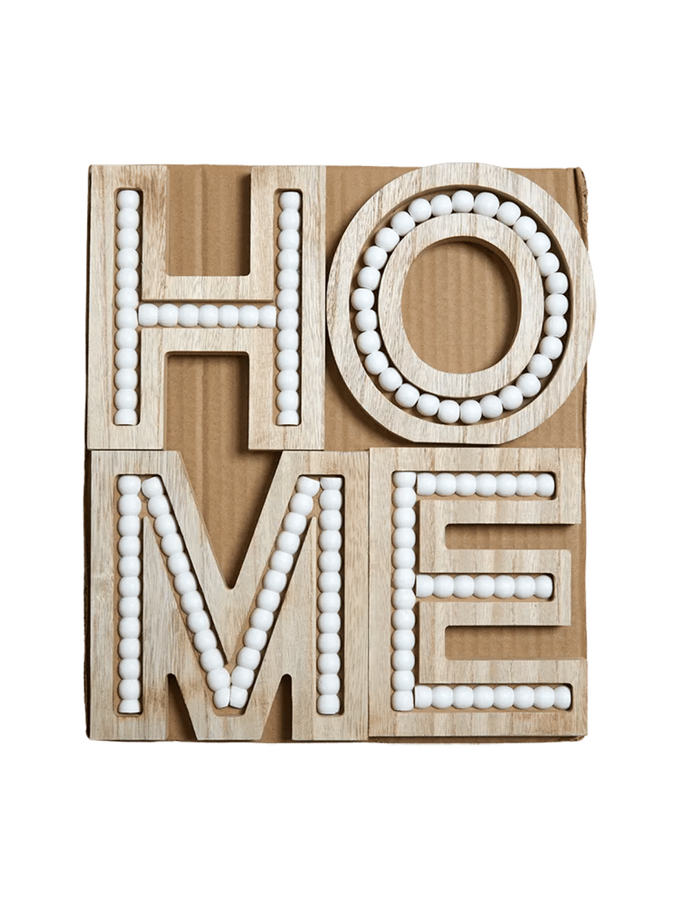 Wooden Home Letter Ornament (3)