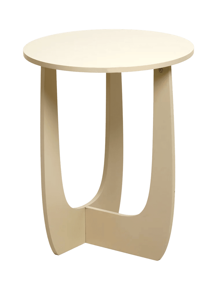 Modern Round Black Side Table (2)