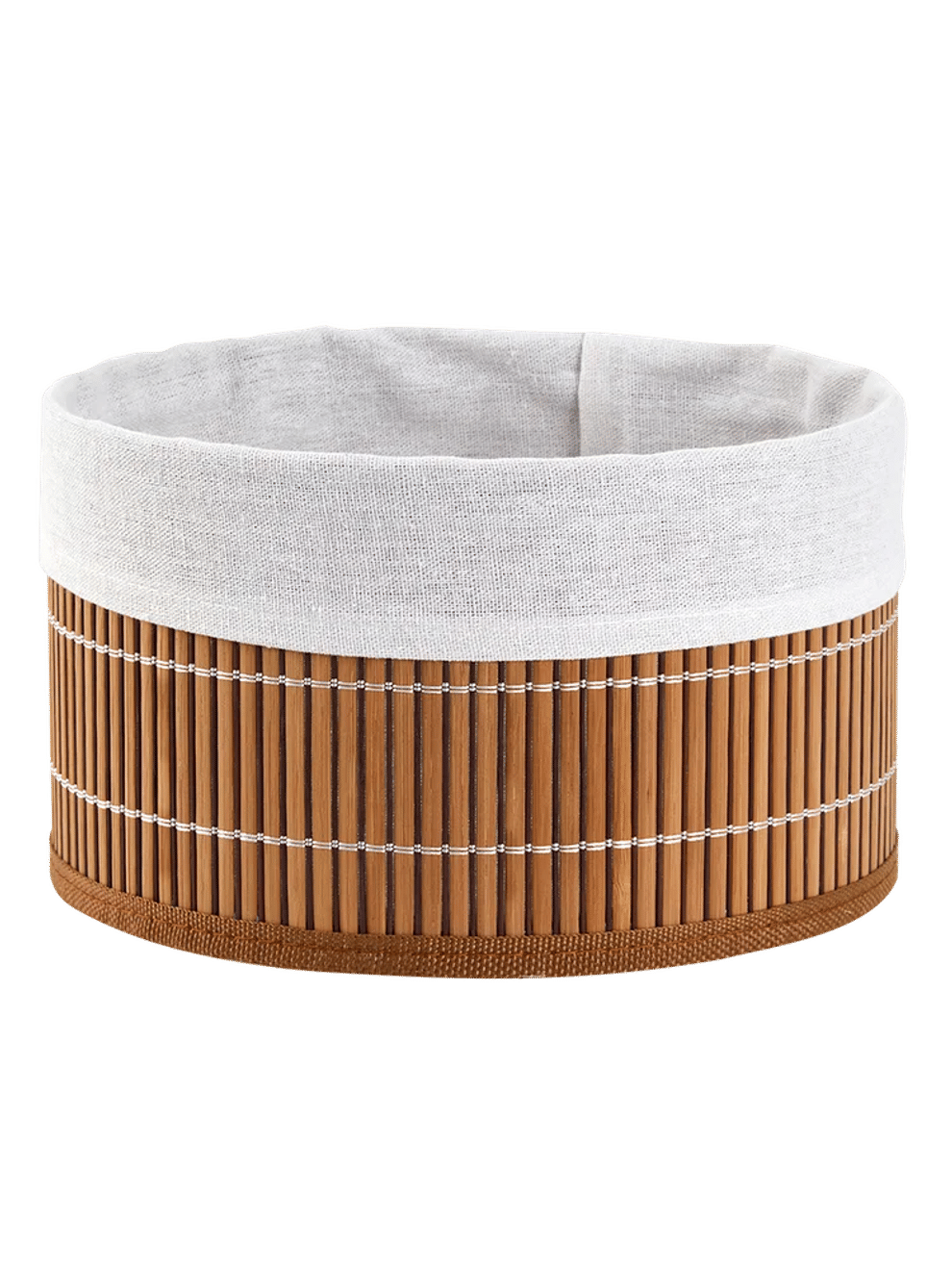 Round Bamboo Storage Baskets (4)