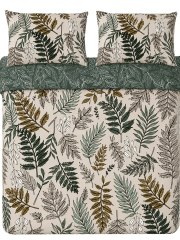 Queen Botanical Leaf Print Comforter