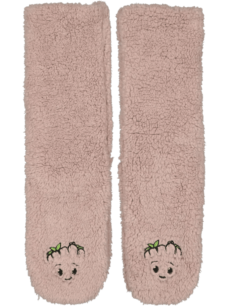 Marvel Groot Pink Fluffy Socks (2)