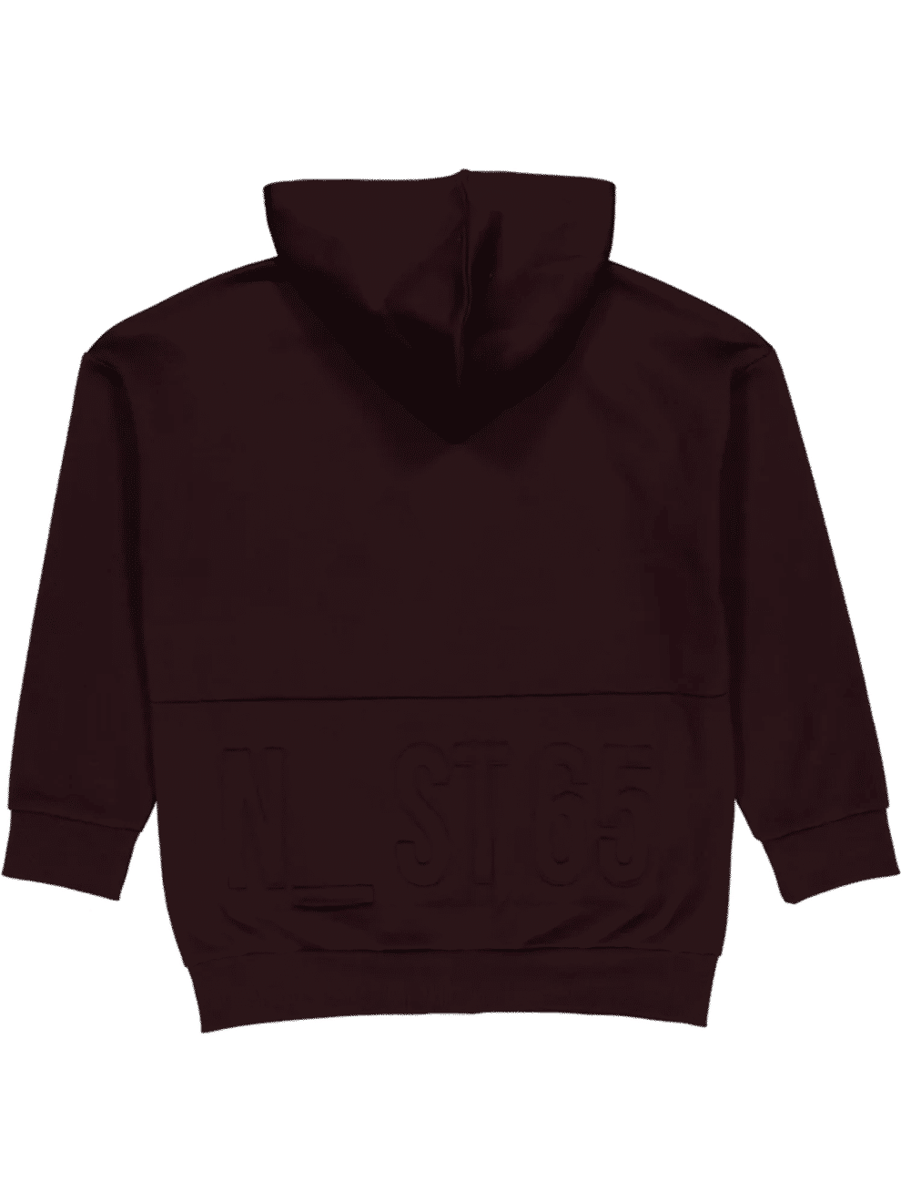 Burgundy Hooded Track Top with Embossing (1)