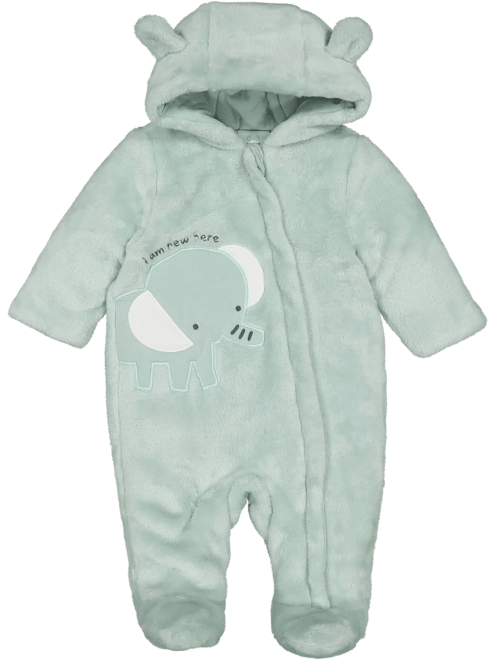 Mint Green Elephant Hooded grow