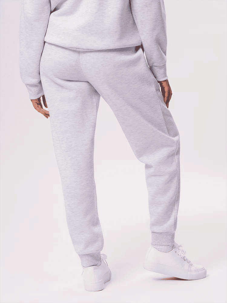 Grey Melange Track Pants (3)