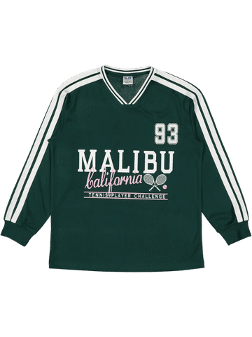 Green Cotton Malibu Graphic Top