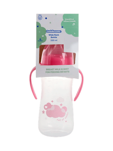 Cuddlesome Wide Neck Baby Bottle 330Ml