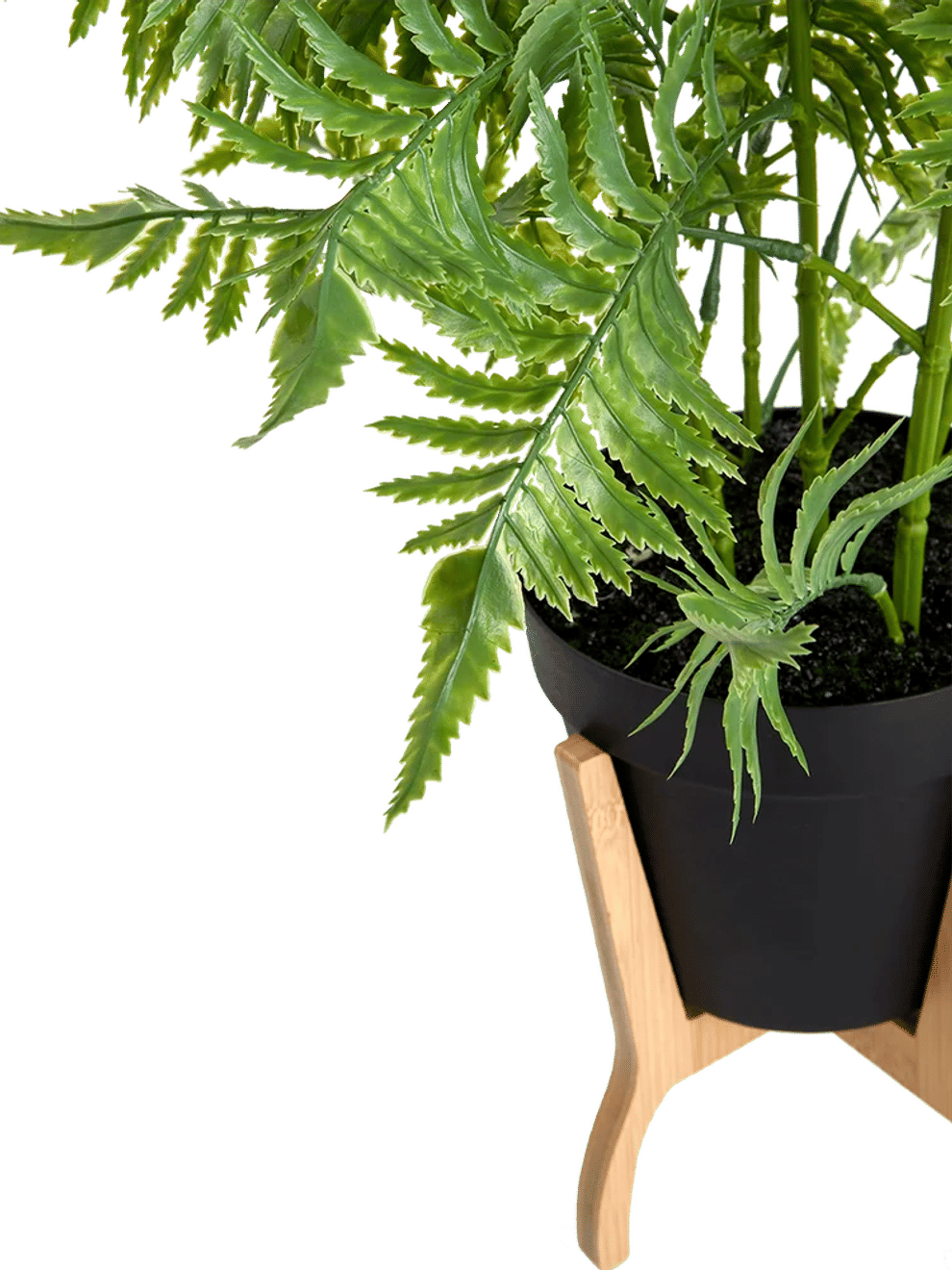 Artificial Potted Fern with Stand (1)