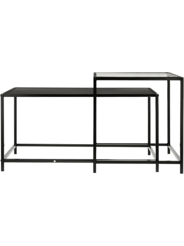 Black Kelly Metal Side Table Set