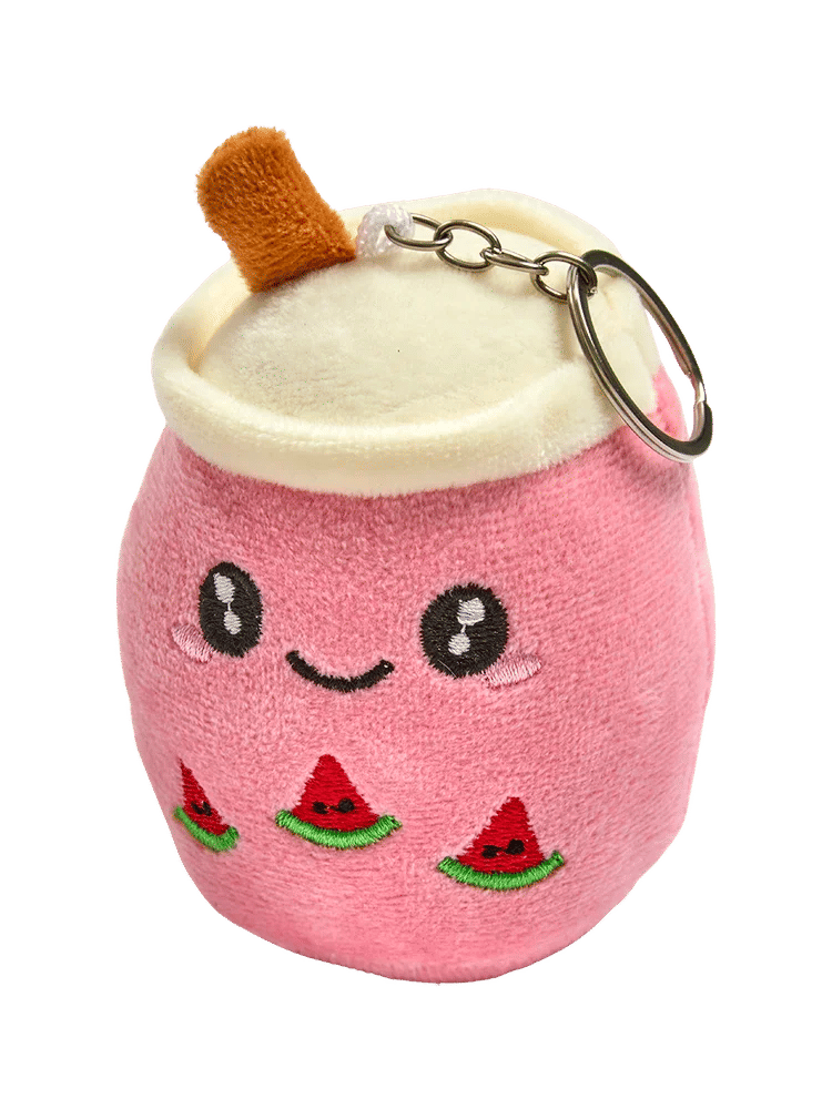 Plush Bubble Tea Keyring Set (2)