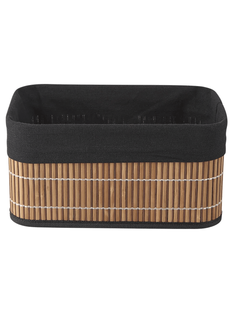Rectangular Bamboo Storage Basket (2)