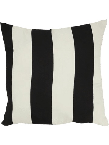Geo Black Stripe Scatter Cushion 45x45cm
