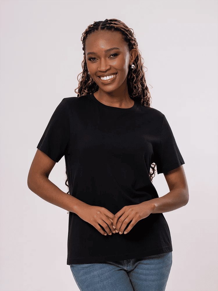 Black Crew Neck T-Shirt