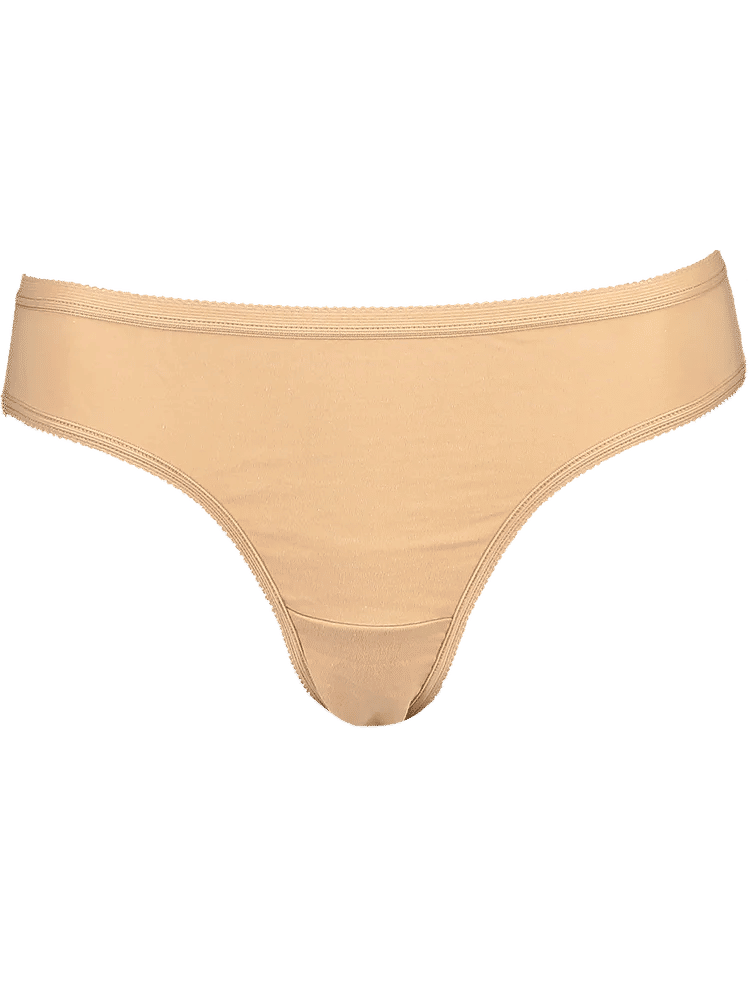 2 Pack Nude Cotton Bikini Panties (2)