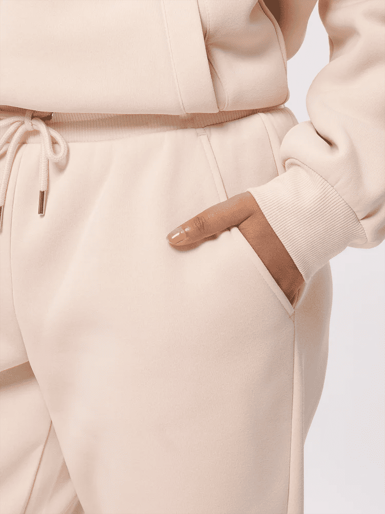 Beige Elasticated Waist Trackpants (1)