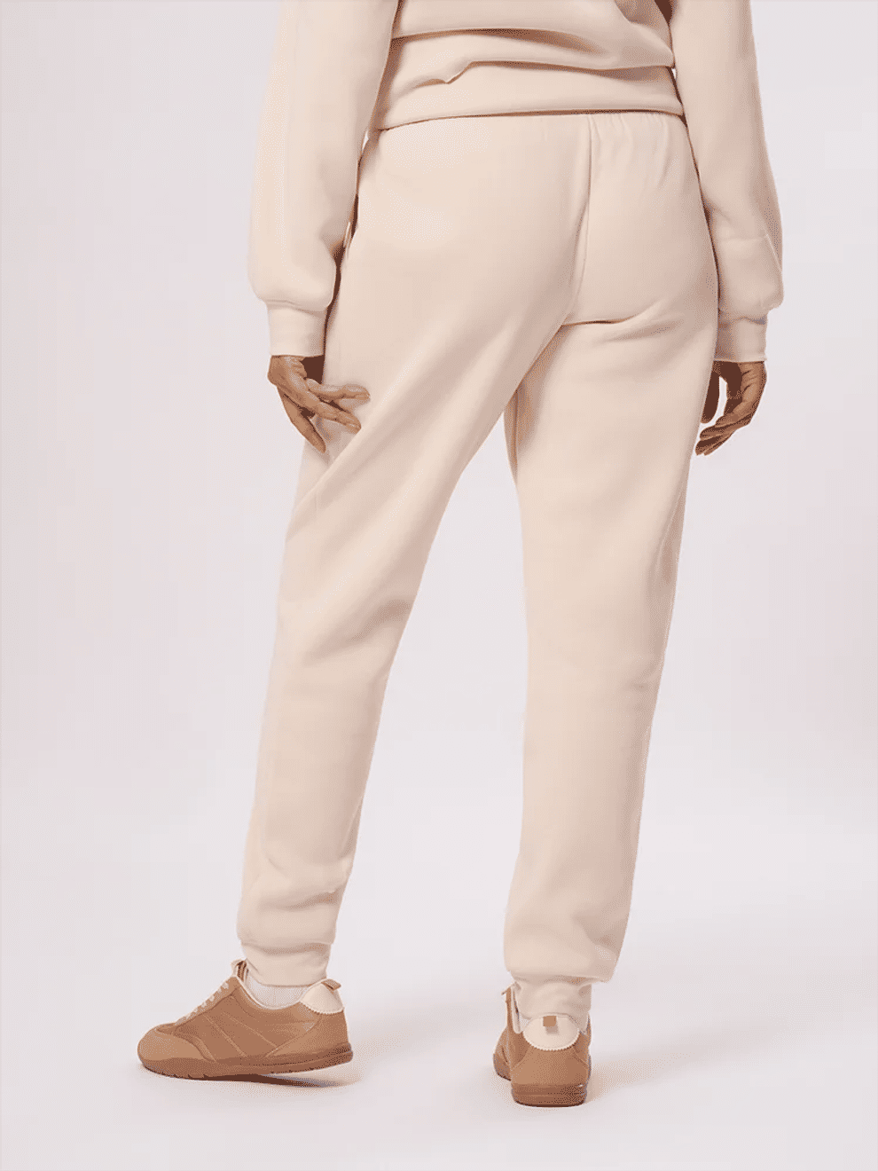 Beige Elasticated Waist Trackpants (2)