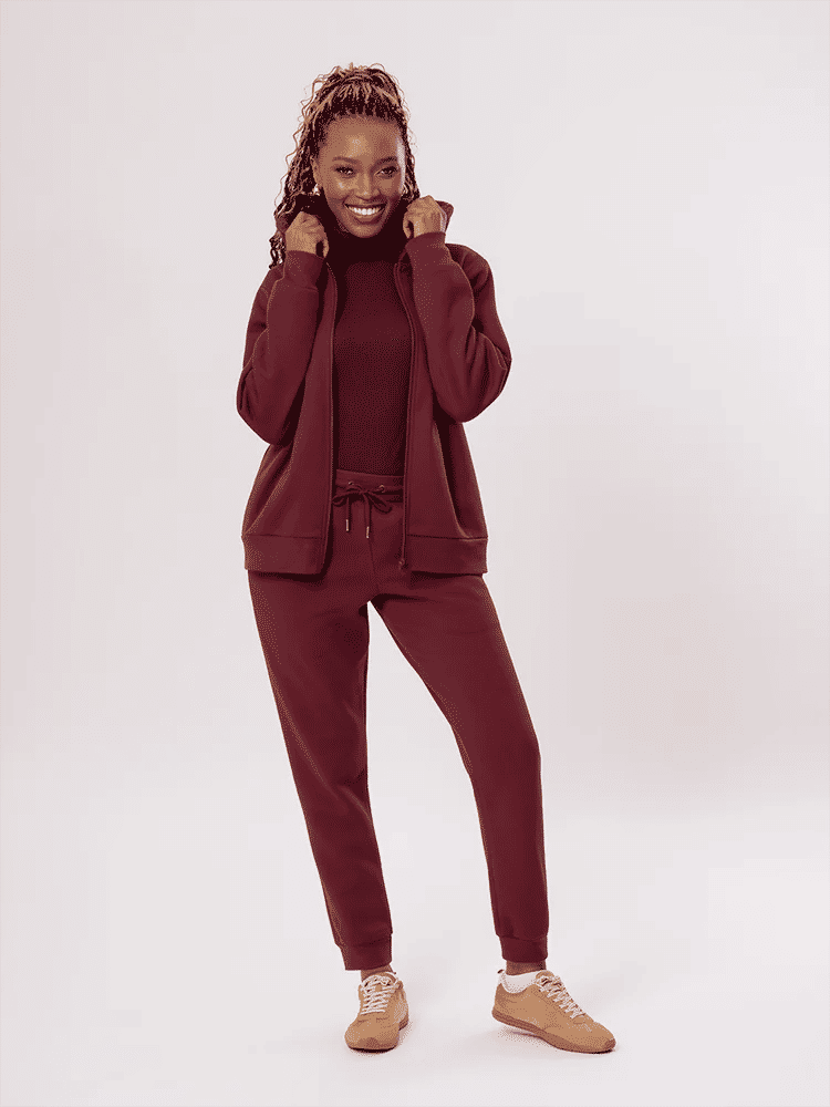 Burgundy Zip-Up Tracktop (3)