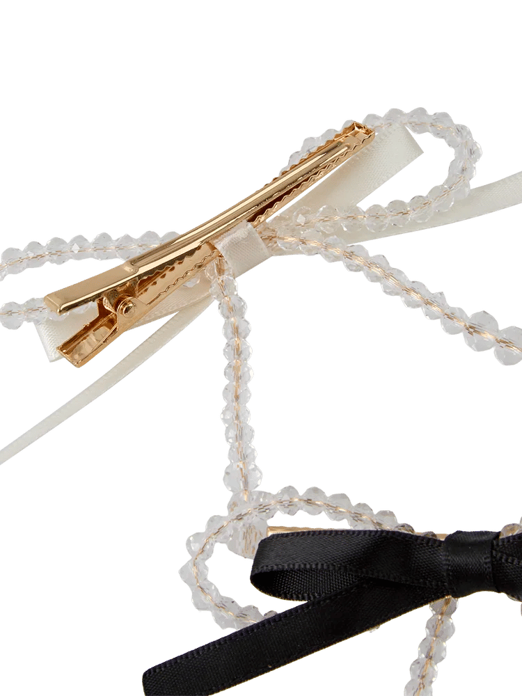 Set Of Two Decorative Bow Hairclips (2)