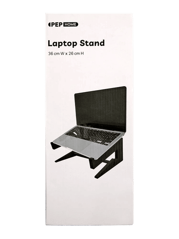 Minimalist Black Laptop Stand