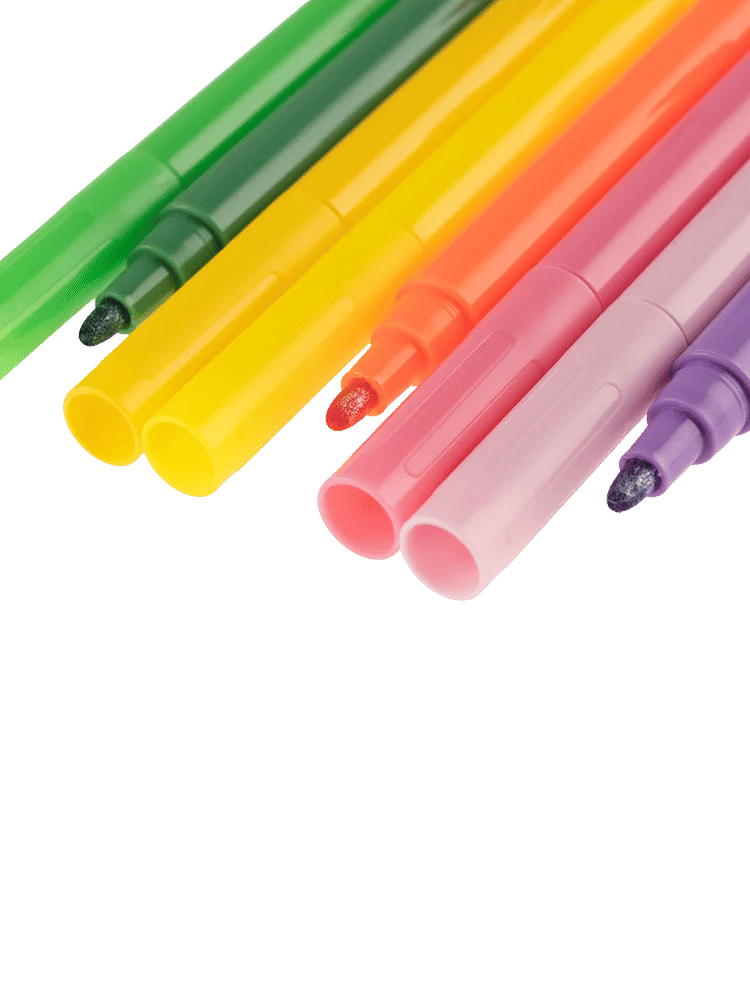 8 Pack Glitter Markers (Assorted) (3)