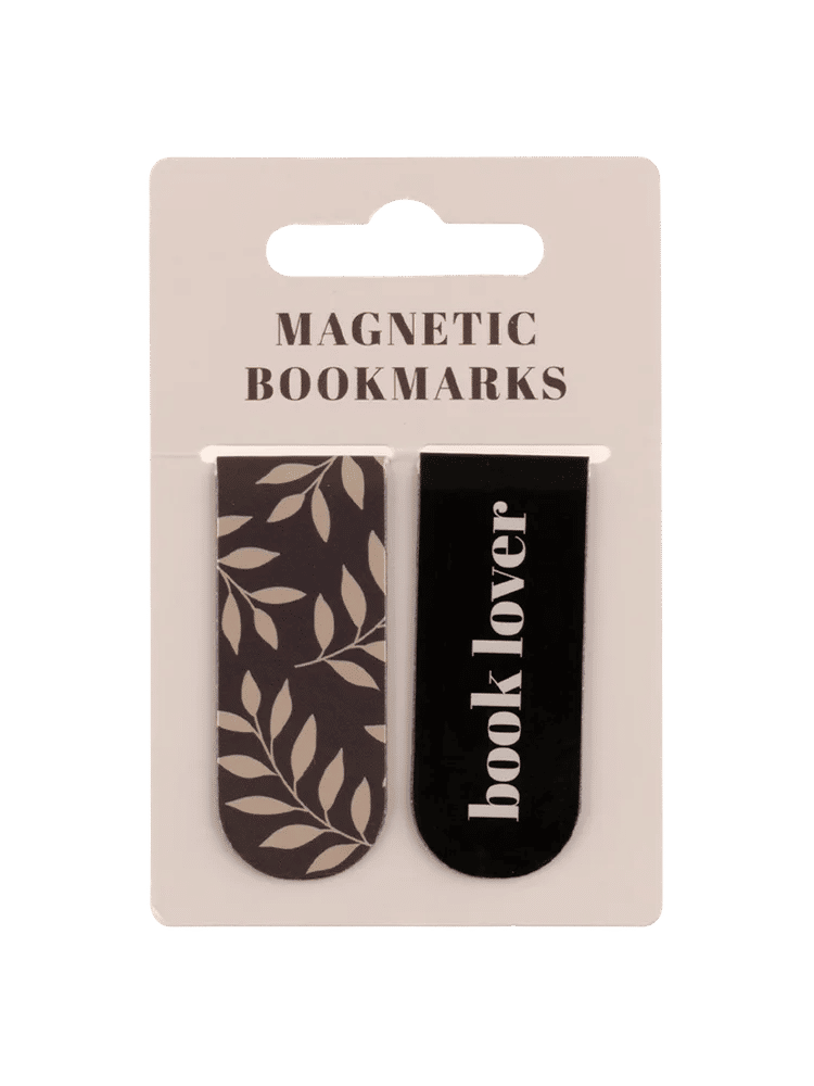 Magnetic Leaf Print Bookmark Set