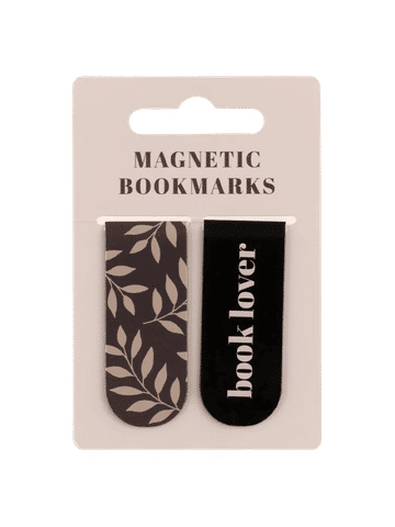 Magnetic Leaf Print Bookmark Set