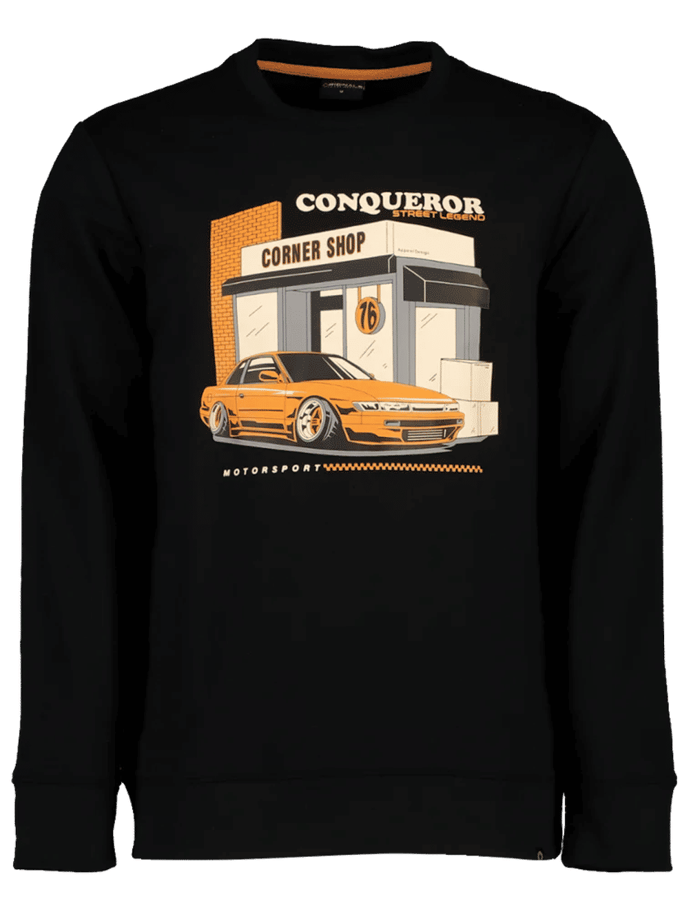 Graphic Print Long Sleeve Track Top