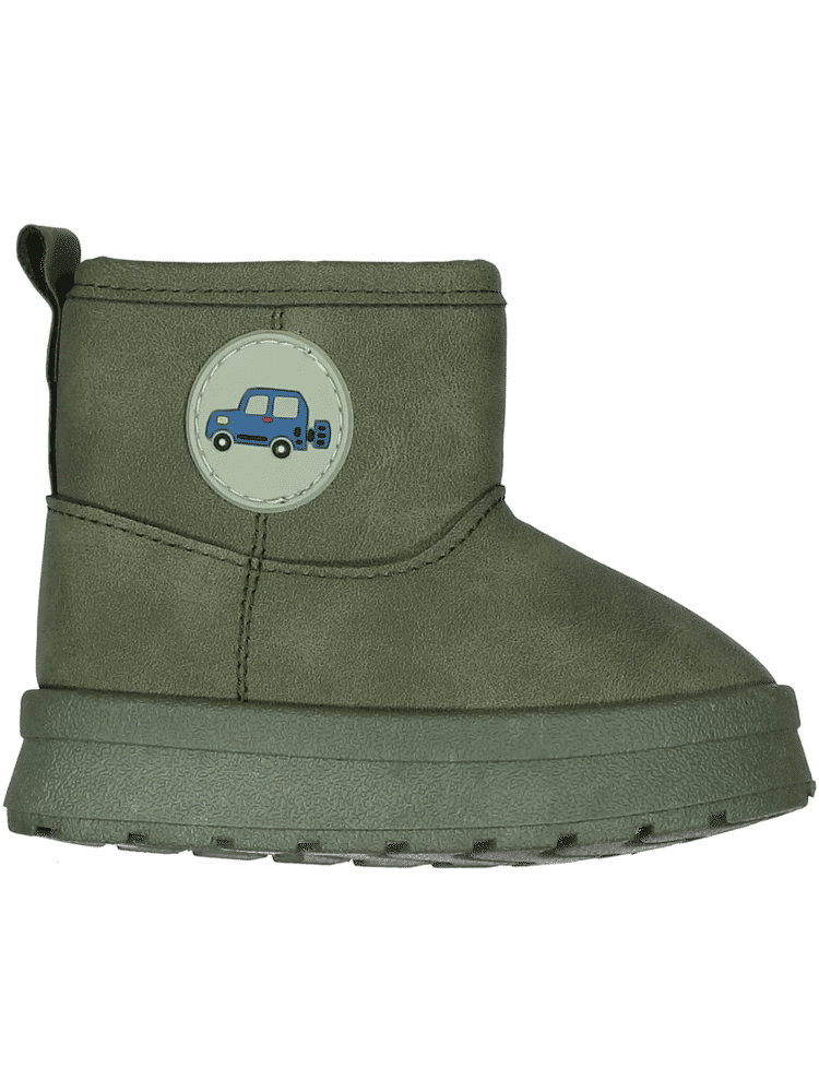 Olive Green Baby Boots (2)