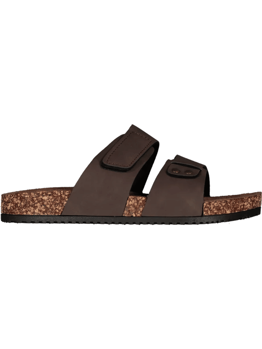 Brown Double Strap Sandals